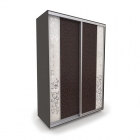 Шкаф-купе 2-х дверный Акцент Купе Акцент-Вера КС 1200х600 Венге