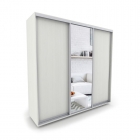 Шкаф-купе 3-х дверный Акцент Купе Акцент-Сим ДЗ 1500х600 Выбеленное дерево