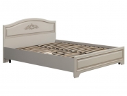 Кровать 1400 комфорт Мебельсон Белла модуль 08 белый/джелато софт