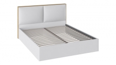 Кровать с мягкой обивкой тип 1 Трия Квадро ТД 281.01.01 Белый