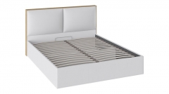 Кровать с мягкой обивкой и подъемным механизмом тип 1 Трия Квадро ТД 281.01.02 Белый