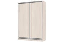 Шкаф-купе 2-х дверный Народная мебель Виктория 1400х584х2300, Бодега светлая 14ДЛДЛ-Бс 310-1